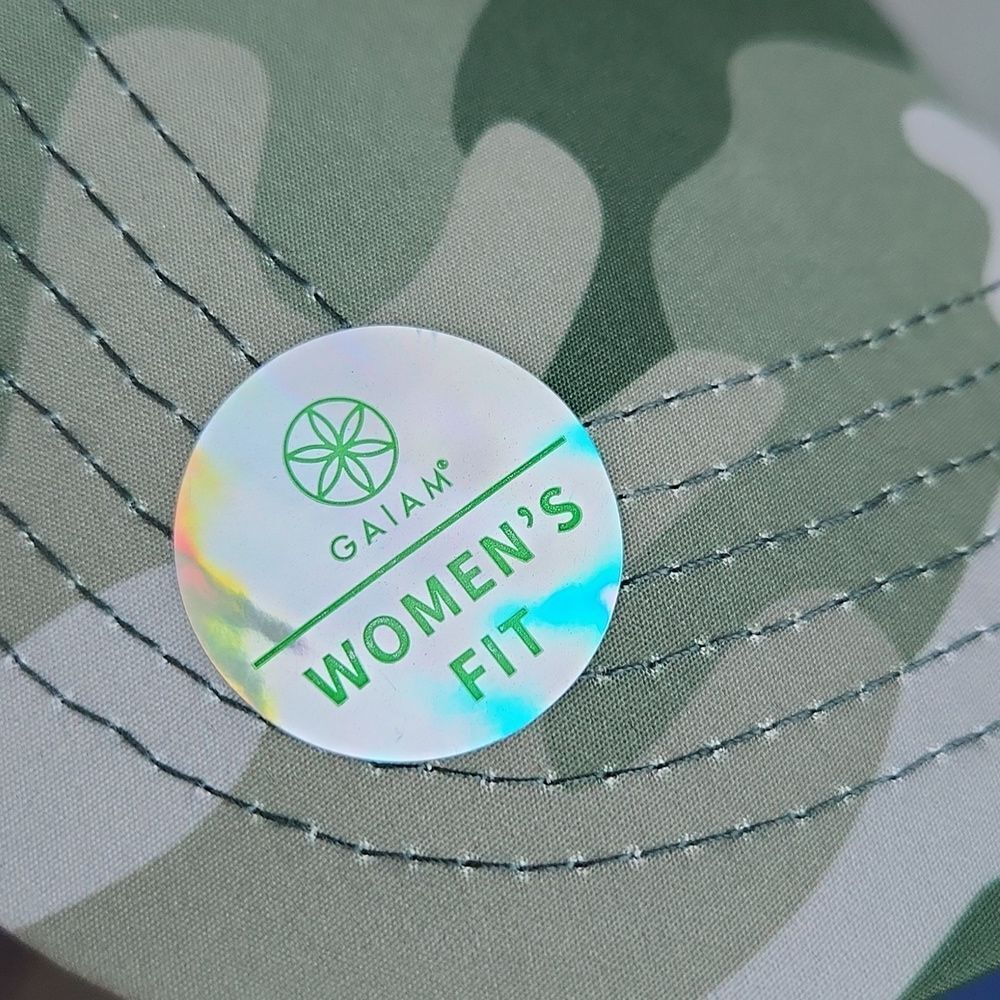 🩵NWT Gaiam Green Classic Camouflage Fitness Hat One Size - Picture 4 of 15